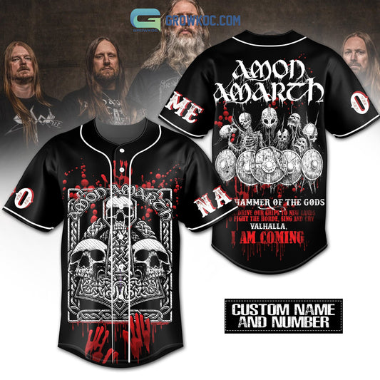 Amon Amarch The Hammer Of The Gods Personalized Baseball Jersey