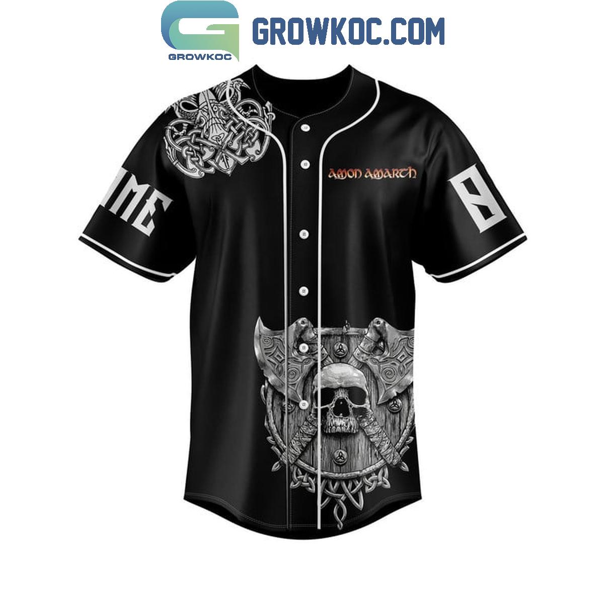 Amon Amarth Metal Crushes All Tour 2024 Personalized Baseball Jersey
