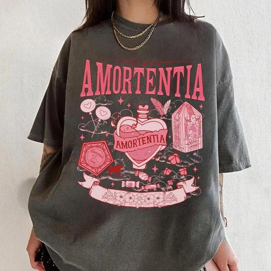 Amortentia Love Potion Shirt, Wizard Shirt, Universal Fan Shirt, Bookish Valentine Shirt, HP Fan Shirt, Magic Wand,...