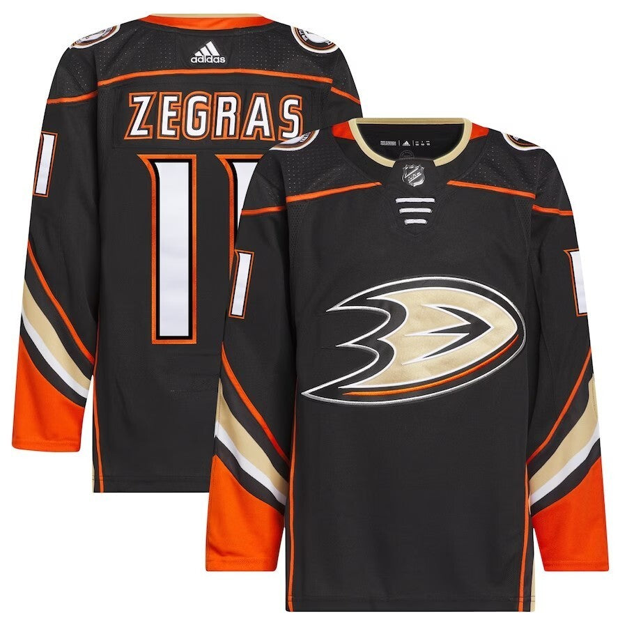 Anaheim Ducks #11 Trevor Zegras Home Primegreen Authentic Pro Player Jersey - Black