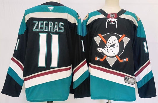 Anaheim Ducks #11 Trevor Zegras Style 2