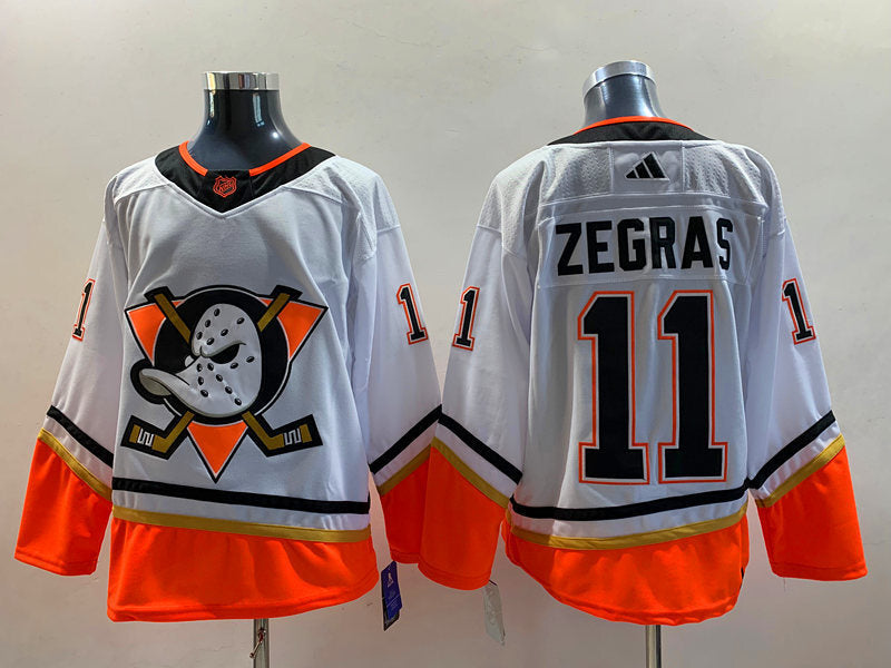 Anaheim Ducks #11 Trevor Zegras Style 4