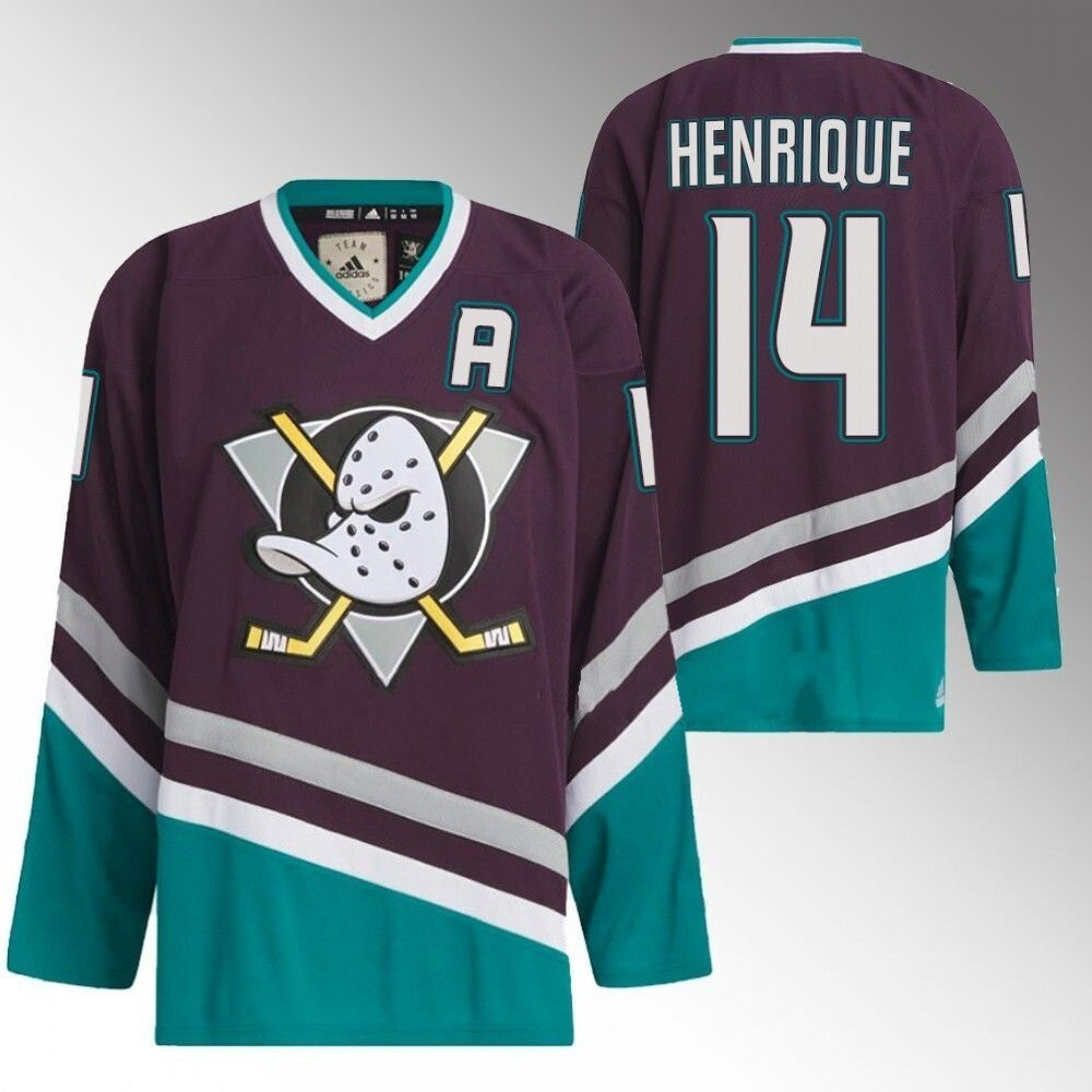 Anaheim Ducks #14 Adam Henrique Black Team Classics 1993 Hockey Jersey