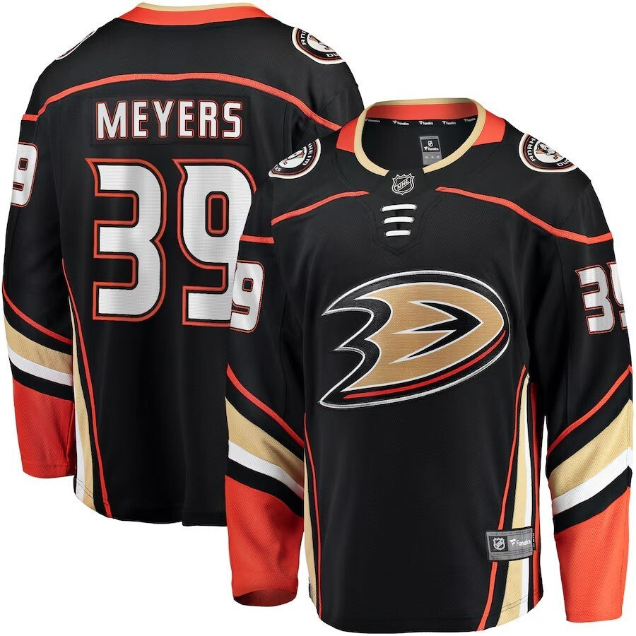 Anaheim Ducks #39 Ben Meyers Home Premier Breakaway Player Jersey - Black