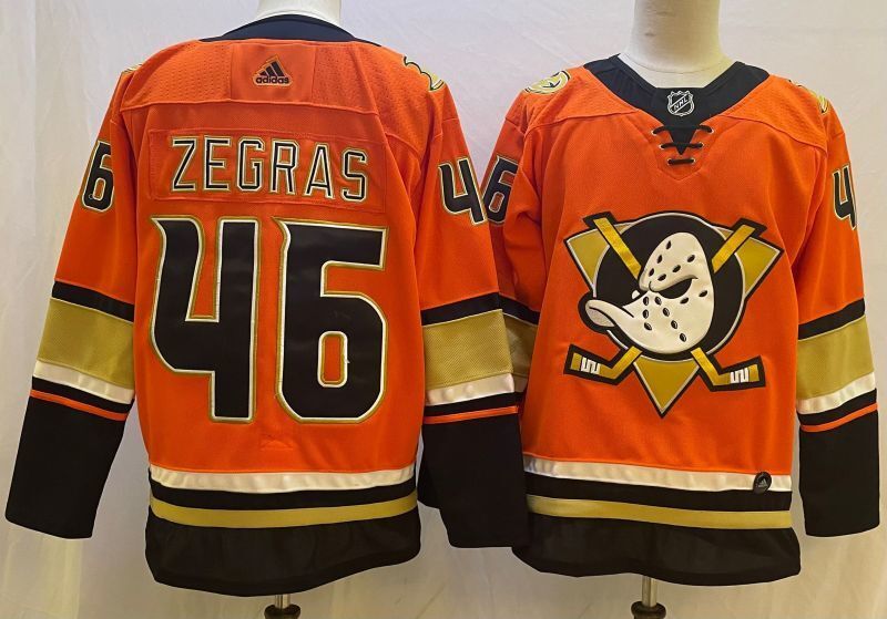 Anaheim Ducks #46 Trevor Zegras Style 3