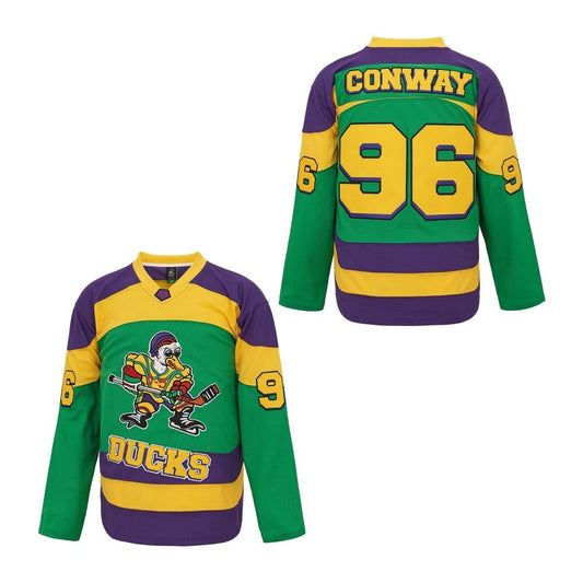 Anaheim Ducks #96 Charlie Conway Hockey Ducks 96 Green Edition Style 1