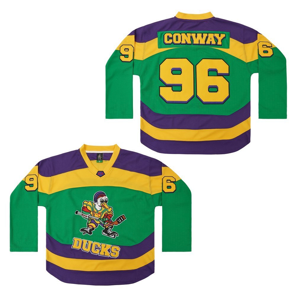Anaheim Ducks #96 Charlie Conway Hockey Ducks 96 Green Edition Style 2