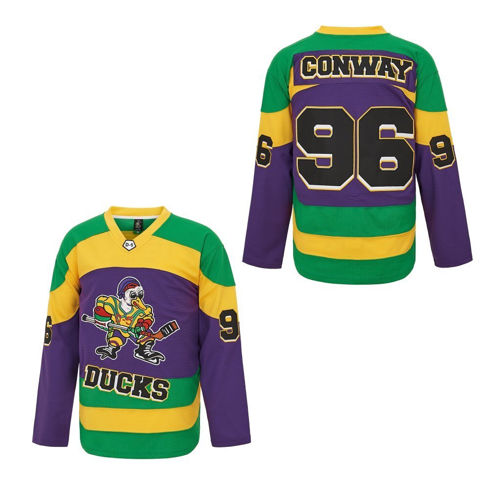 Anaheim Ducks #96 Charlie Conway Hockey Ducks 96 Purple Edition Style 1