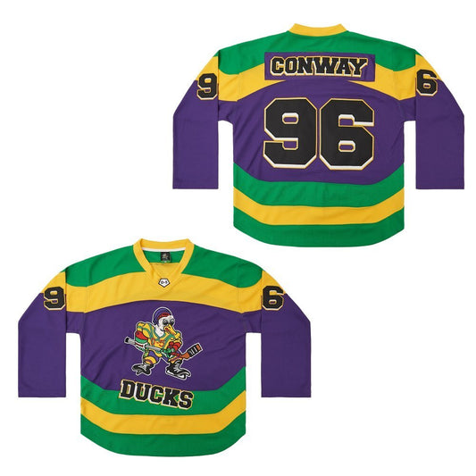 Anaheim Ducks #96 Charlie Conway Hockey Ducks 96 Purple Edition Style 2