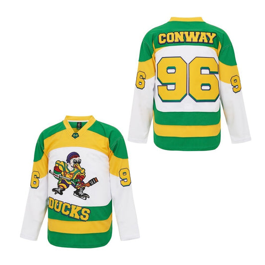 Anaheim Ducks #96 Charlie Conway Hockey Ducks 96 White Edition Style 1