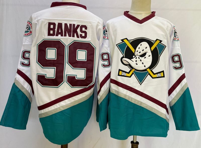 Anaheim Ducks #99 Adam Banks Style 7