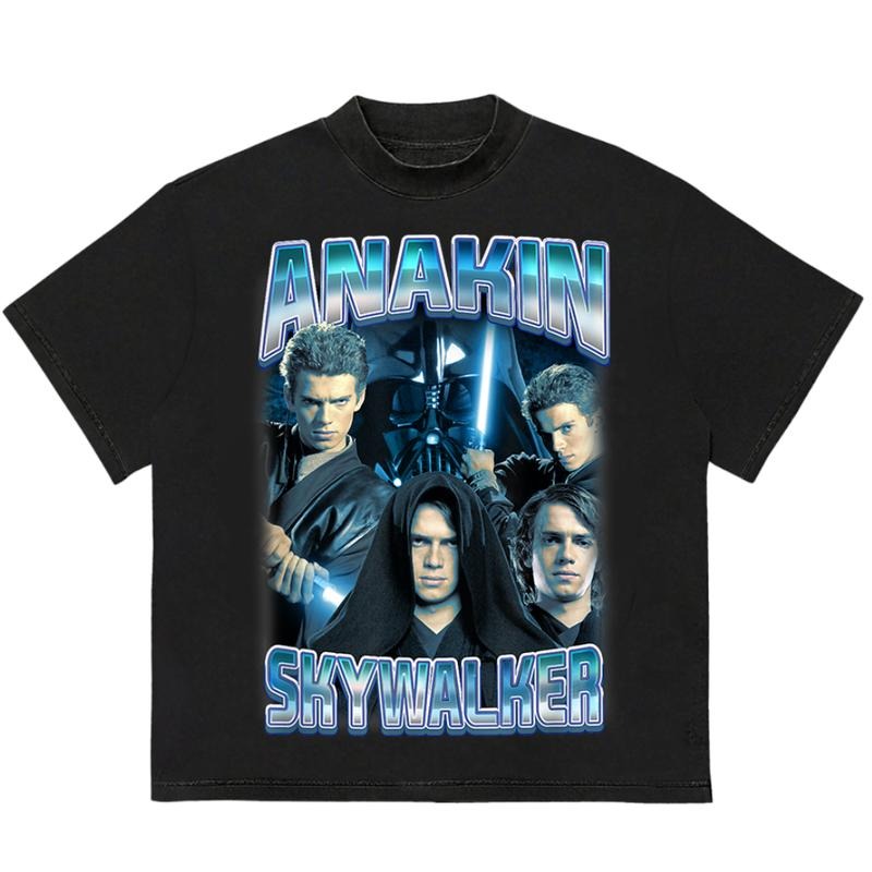 Anakin Star Sky walker T-Shirt Unique Graphic Print for Standout Styl Recycled Cotton Graphic Hoodie, Sweatshirt