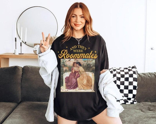 And they were roommates shirt | lesbian pride shirt | Historians would call | lesbian girlfriend gift | valentines |...