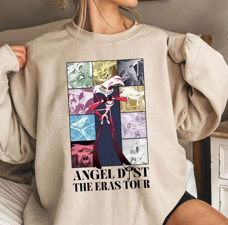 Angel Dust Of Hazbin Hotel The Eras Tour Hazbin Hotel Characters  Sweatshirt T-Shirts, Hoodie | WearSparks.com