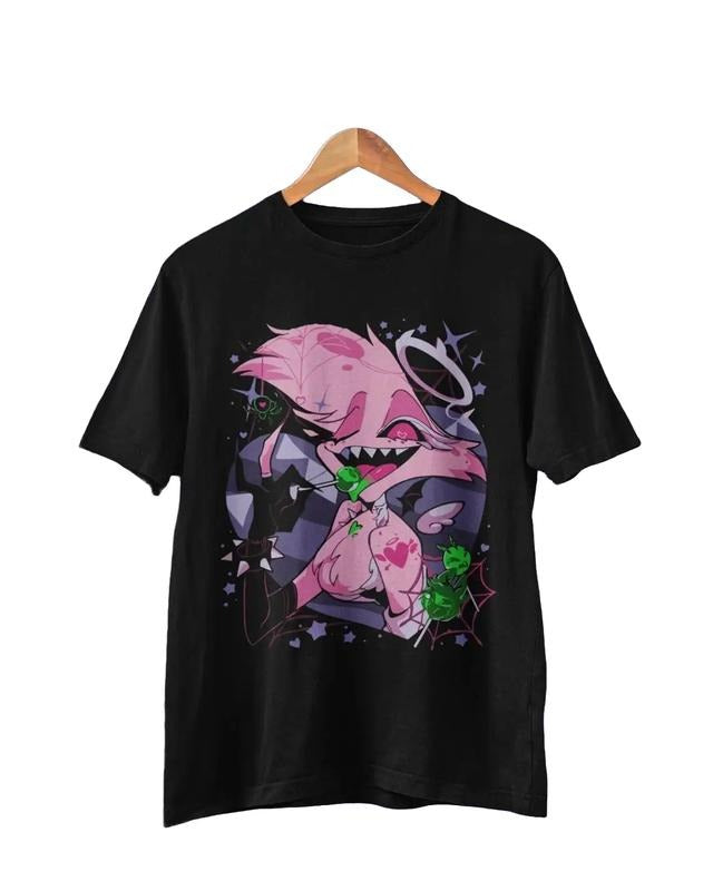 Angel Dust tshirt, anime shirt, anime gifts, alastor, angel dust, charlie, vaggie, hotel womenswear tshirt Hoodie, Sweatshirt