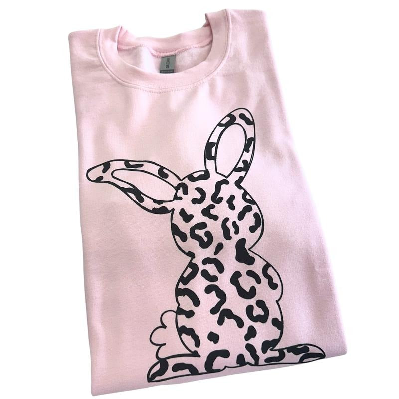 Animal Print Bunny Sweatshirt T-Shirts, Hoodie | WearSparks.com