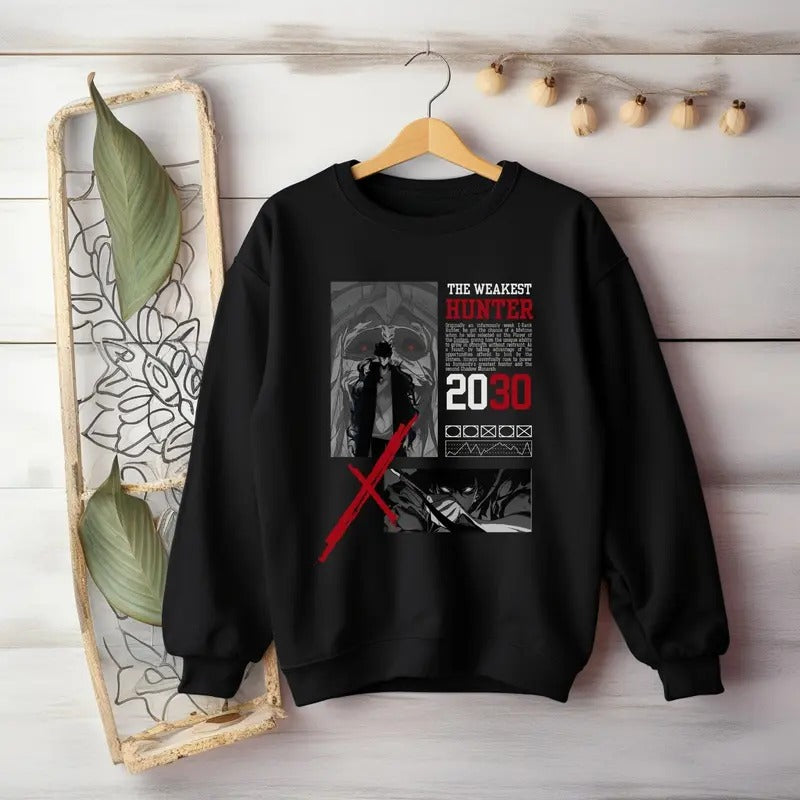 Anime Clothes Solo Leveling Inspired Anime Merch Sung Jin-woo Gift Solo Level Gift Japanese Streetwear Solo Leveling...