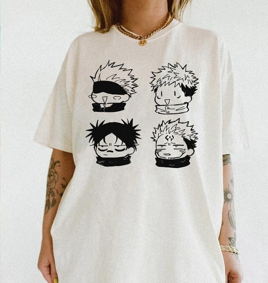Anime Cursed Spirits Vintage Tee Anime Shirt Gojo Shirt Anime Fan Gifts Shirt Hoodie, Sweatshirt | WearSparks.com