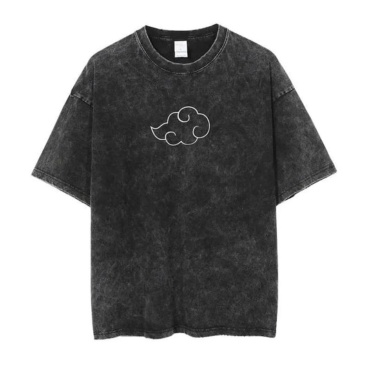 Anime Dyenomite Mineral Wash Shirt - Vintage Retro Anime Graphic Tee, Unisex Oversized Washed T-Shirt, Classic Cotton,...