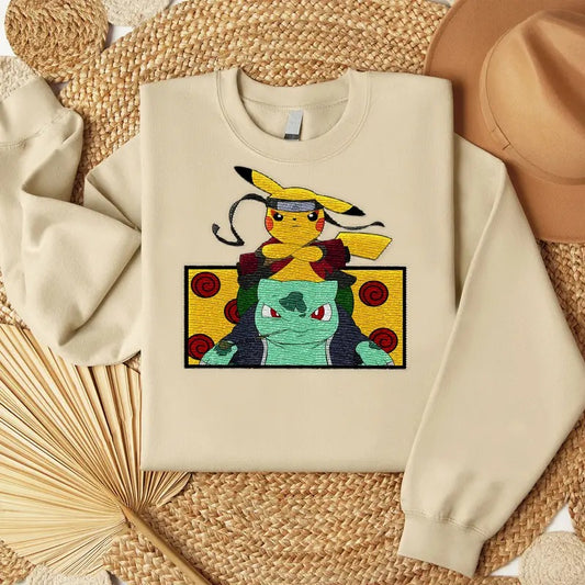 Anime Embroidered Sweatshirt, Anime Embroidered shirt, Manga Shirt, Gift For Fan Hoodie | WearSparks.com