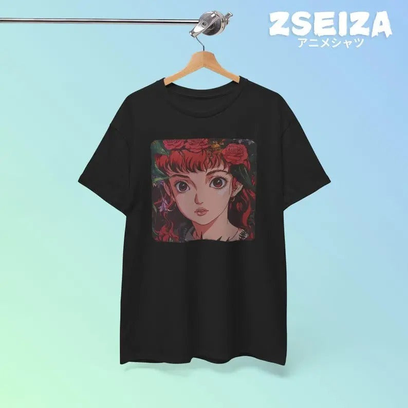 Anime Fairy Fan T-Shirt, Manga, Otaku, Japan, Harajuku, Y2K, Japanese Streetwear, Perfect Gift Unisex Tee Hoodie, Sweatshirt