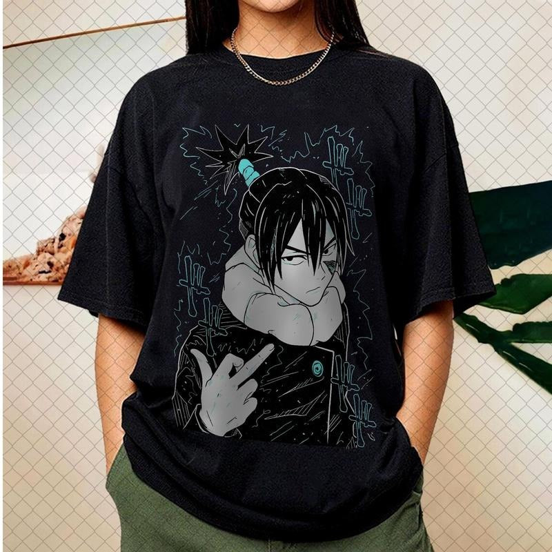 Anime-Inspired Unisex Cotton T-shirt, Casual Short Sleeve Graphic Tee, Perfect Gift for Anime Fans Sweatshirt, Hoodie,...