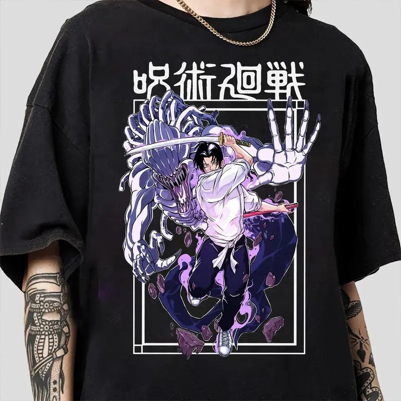 Anime Okkotsu Yuta and Rika Shirt, Graphic Anime Tee,Gift For Himg Menswear Top Hoodie, Sweatshirt | WearSparks.com