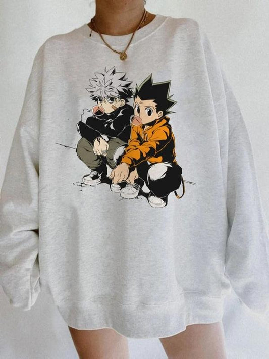 Anime Shirt, Manga Anime Hunter Shirt, Japanese Streetwear, Gift for Friend, Anime Hoodie T Shirt Sweatshirt | WearSparks.com