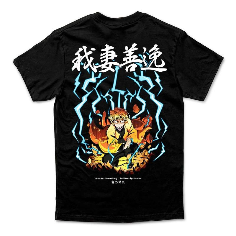 Anime shirt, Zenitsu, Manga shirt, Anime lover, Gift for anime lover, Gift shirt, Anime fan, Otaku, Cool anime shirt,...