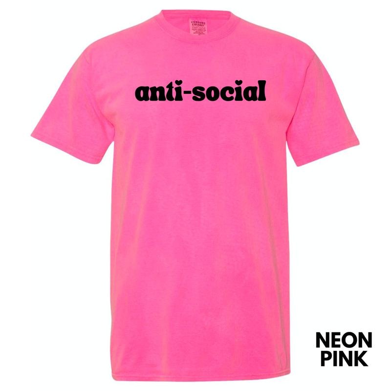 Anti-Social Comfort Colors T-Shirt 'NLB' Hoodie, Sweatshirt | WearSparks.com