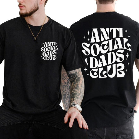 Anti Social Dads Club, Dads Shirt, Fathers Day Shirt, Dada Shirt, Anti Social Sweatshirt Hoodie | WearSparks.com
