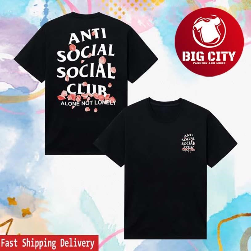 Anti Social Social Club Assc Alone Not Lonely Two Sided Shirt