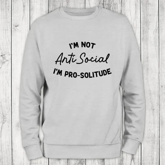 Anti-Social Sweatshirt Classic Womenswear T-Shirts, Hoodie | WearSparks.com