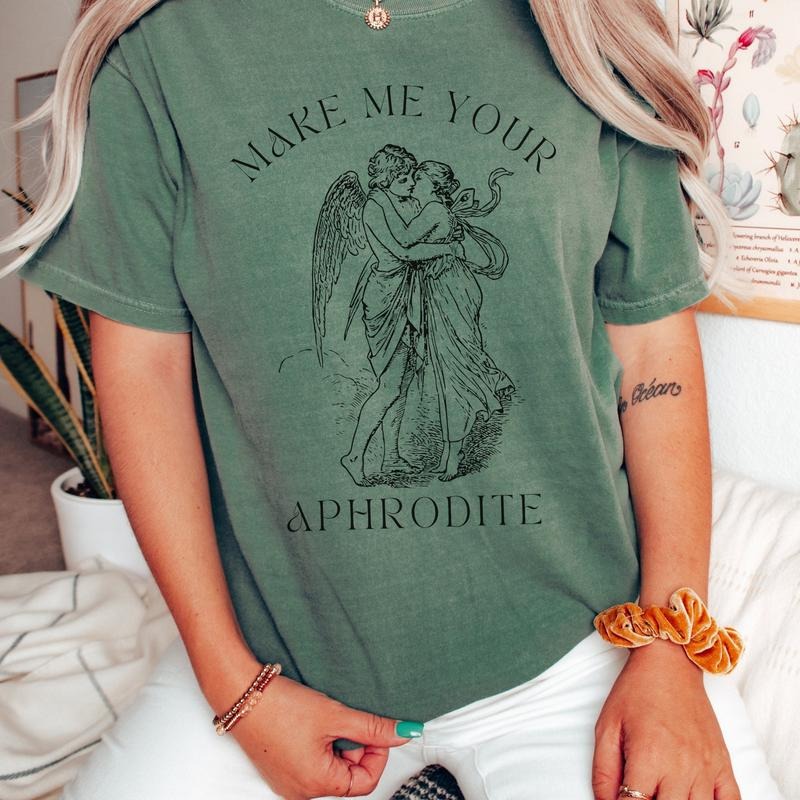 Aphrodite Shirt Goddess Of Love Mythology Shirt Greek Mythology Greek Apparel Greek Goddess Light Academia Shirt...