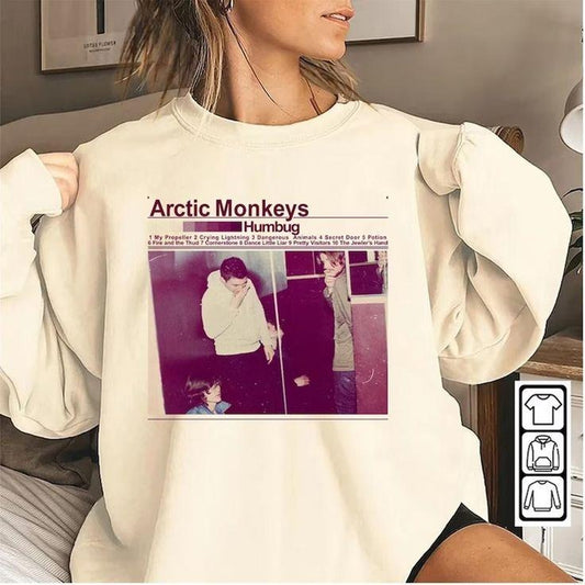 Arctic Monkeys Merch Sweatshirt - Essential Rock Band Shirt, Unisex Fan Apparel Hoodie | WearSparks.com