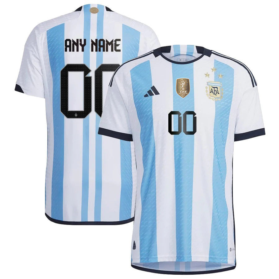 Argentina 2022 Home Champion 3 stars home Style 2