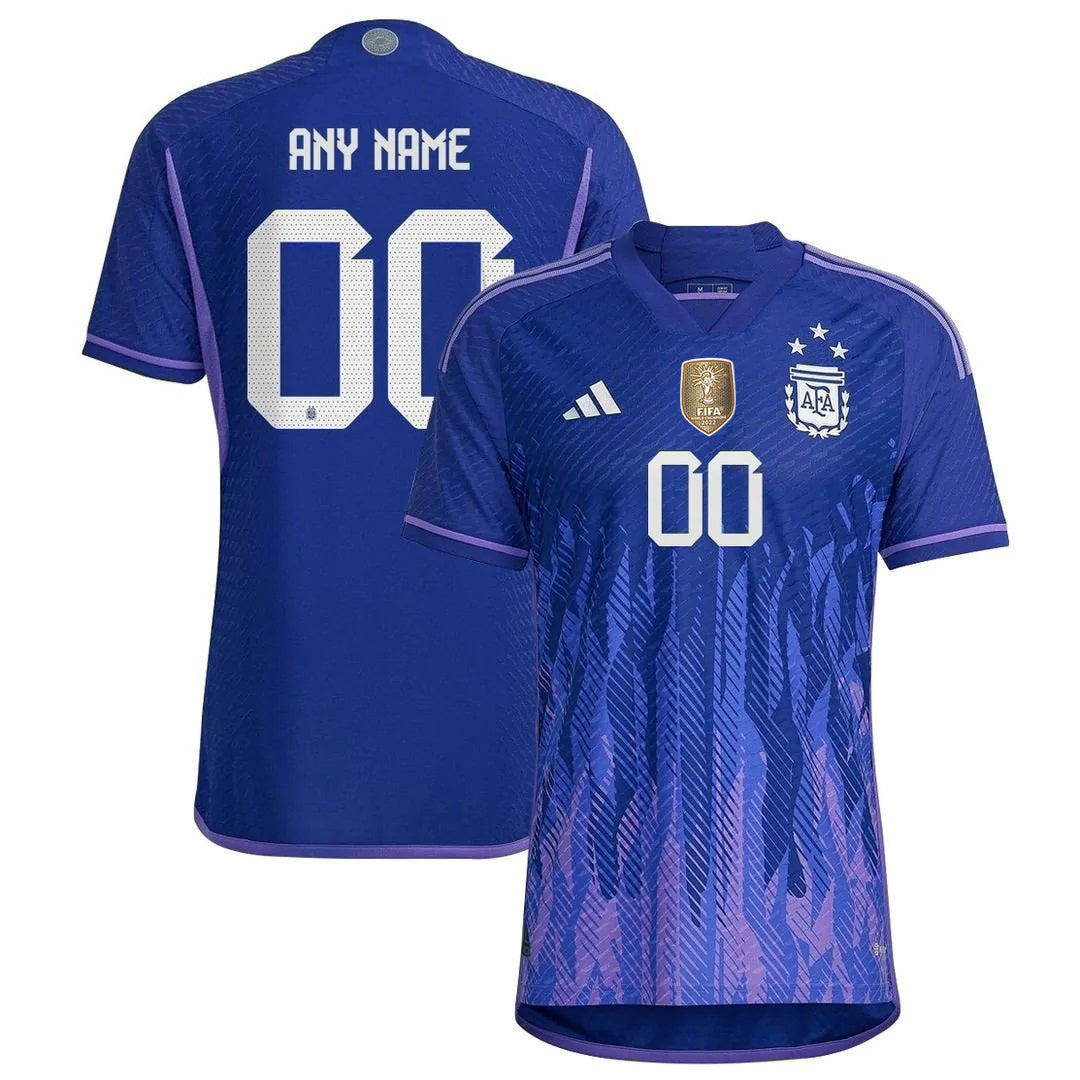Argentina 2022 away Champion 3 stars Style 2