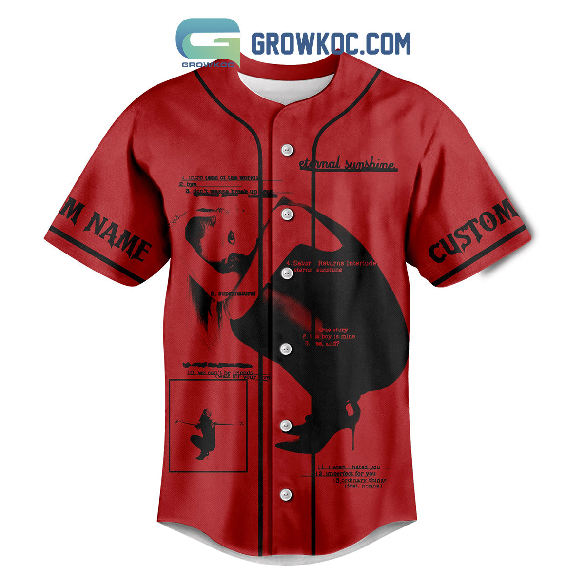 Ariana Grande We Can’t Be Friends Wait For Your Love Personalized Baseball Jersey