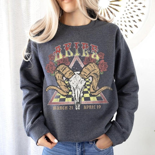 Aries Zodiac, Astrology, Horoscope Sweatshirt T-Shirts, Hoodie | WearSparks.com