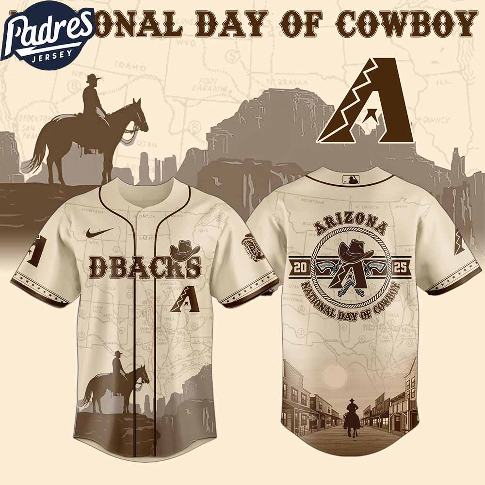 Arizona Diamondbacks MLB X National Day Of Cowboy Personalized Baseball Jersey - Padres Jersey Oasis: Elevate Your...