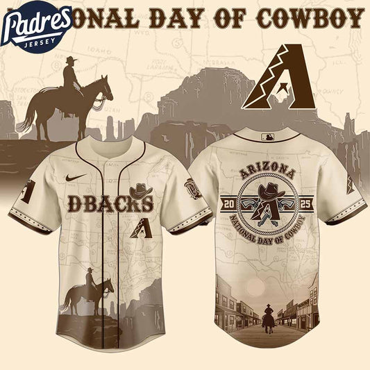Arizona Diamondbacks MLB X National Day Of Cowboy Personalized Baseball Jersey - Padres Jersey Oasis: Elevate Your...