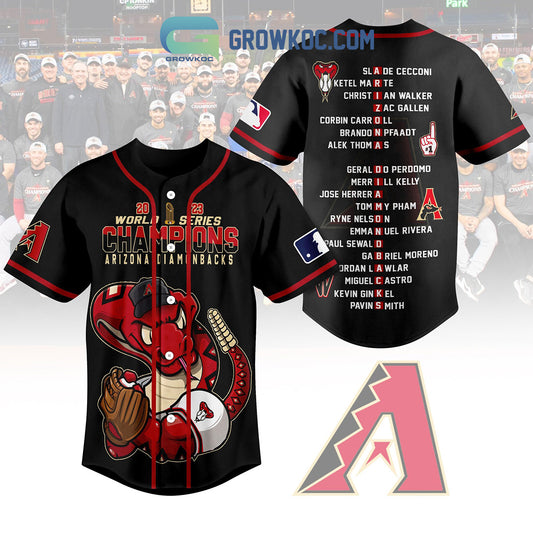 Arizona Diamondbacks World Series 2023 Champions Baseball Jersey
