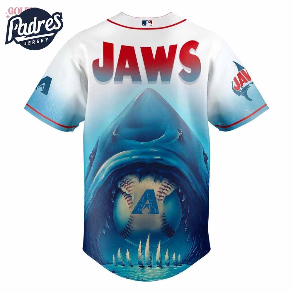 Arizona Diamondbacks x Jaws 2025 Baseball Jersey - Padres Jersey Oasis: Elevate Your Baseball Style Game... (Image 3)