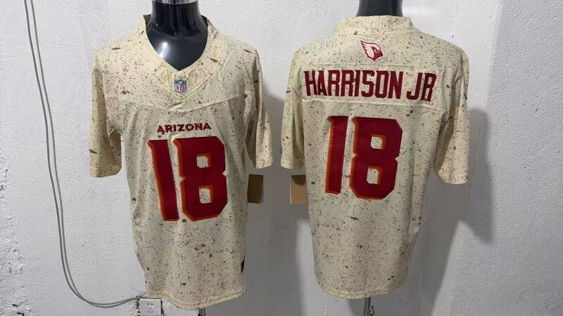 Arizona Cardinals #18 Marvin Harrison Jr Style 4