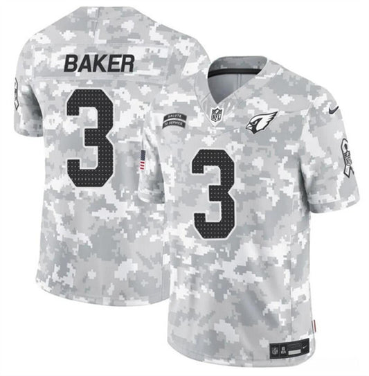 Arizona Cardinals #3 Budda Baker 2024 F.U.S.E. Arctic Camo Salute to