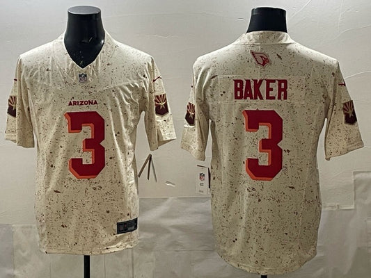 Arizona Cardinals #3 Budda Baker Red Retro 5 Edition Style 1