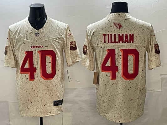 Arizona Cardinals #40 Pat Tillman Red Retro 5 Edition