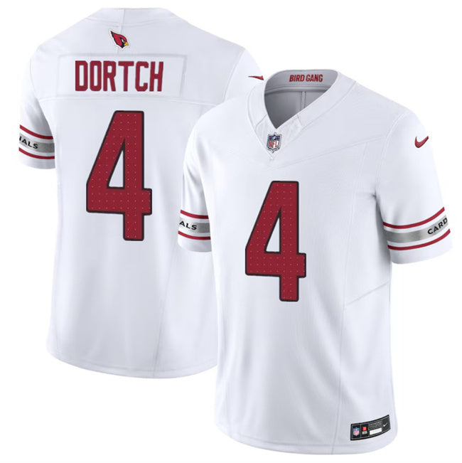 Arizona Cardinals #4 Greg Dortch White 2024 F.U.S.E. Vapor Untouchable Limited