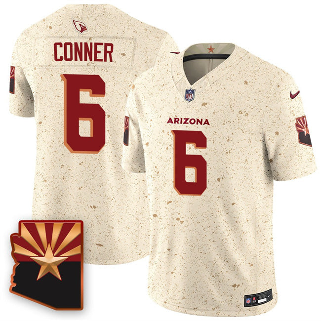 Arizona Cardinals #6 James Conner 2025 F.U.S.E. “Rivalries” Vapor Untouchable