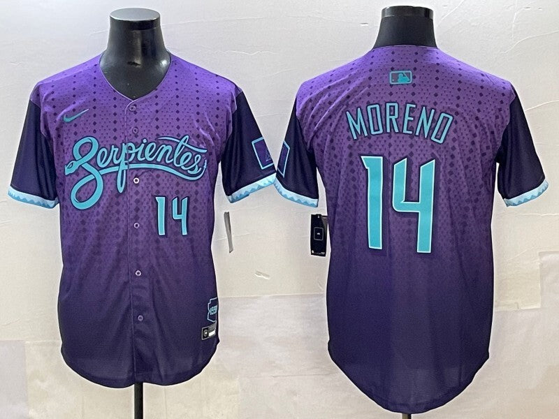 Arizona Diamondbacks #14 Gabriel Moreno Diamondbacks Collaboration Style 1